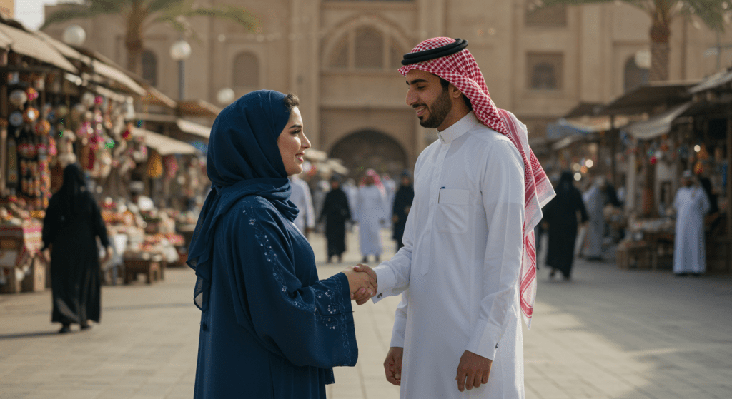 علامات الاستعداد للزواج بينن الشاب والفتاة بعد التعارف عن طريق تطبيق زواج حقيقي مثل ملكة